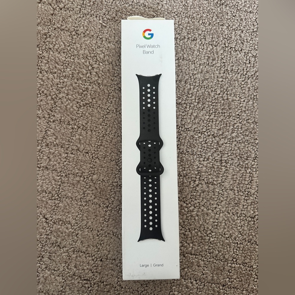 Google Pixel Watch Band in Obsidian